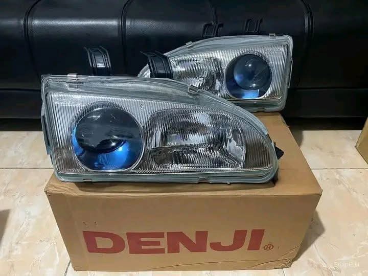 Denji Projector Headlight for 92-95 civic EG and EJ1. Brand New in Box  Available Stock are Blue Lens/ Black Housing Blue Lens/ Chromed Panel Ion Blue Lens/ Chromed Panel Ion Yellow Lens/ Chromed Panel